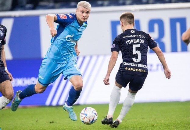    Андрей Мостовой (слева) и Юрий Горшков. ФК «Зенит»