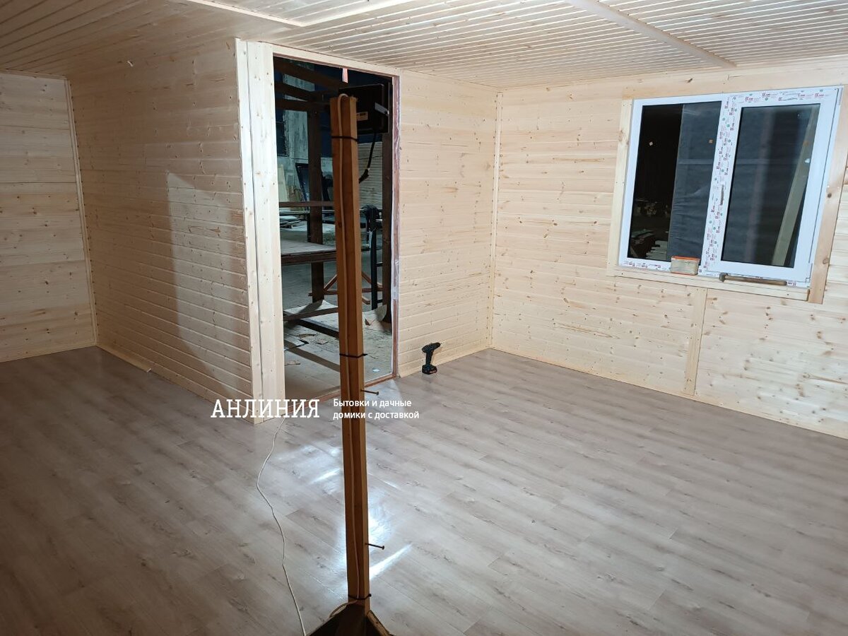 Дачный дом с небольшой террасой 6х4.8м АПРЕЛЕВКА - АН-Линия
