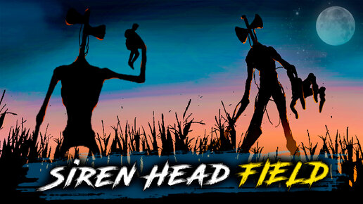 Siren Head Field by MoustacheBanana