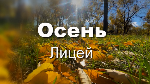 Осень. Лицей. Мелодии осени. Осенний блюз. Мелодии осени. Музыка для души