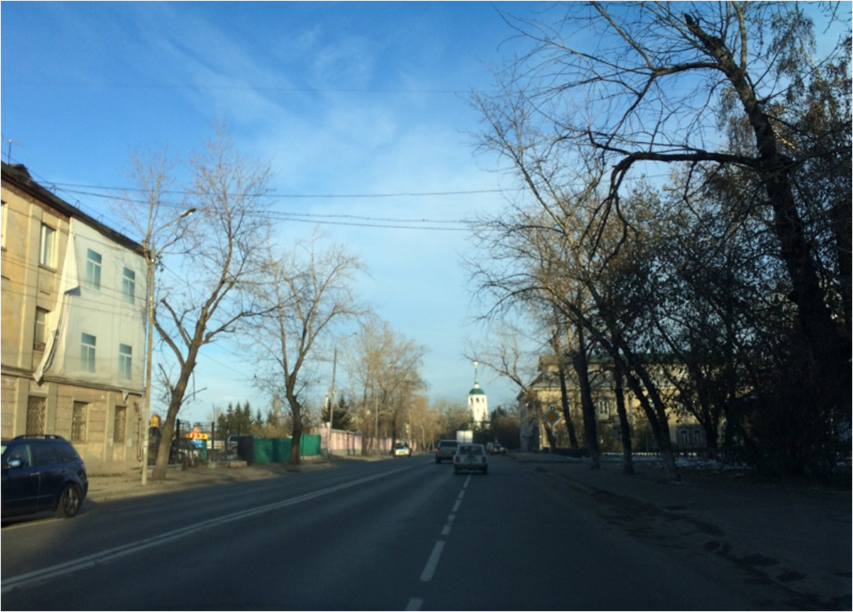 Улица Сурикова. Слева по ходу раньше была чаеразвесочная фабрика, а за ней ЦЭС