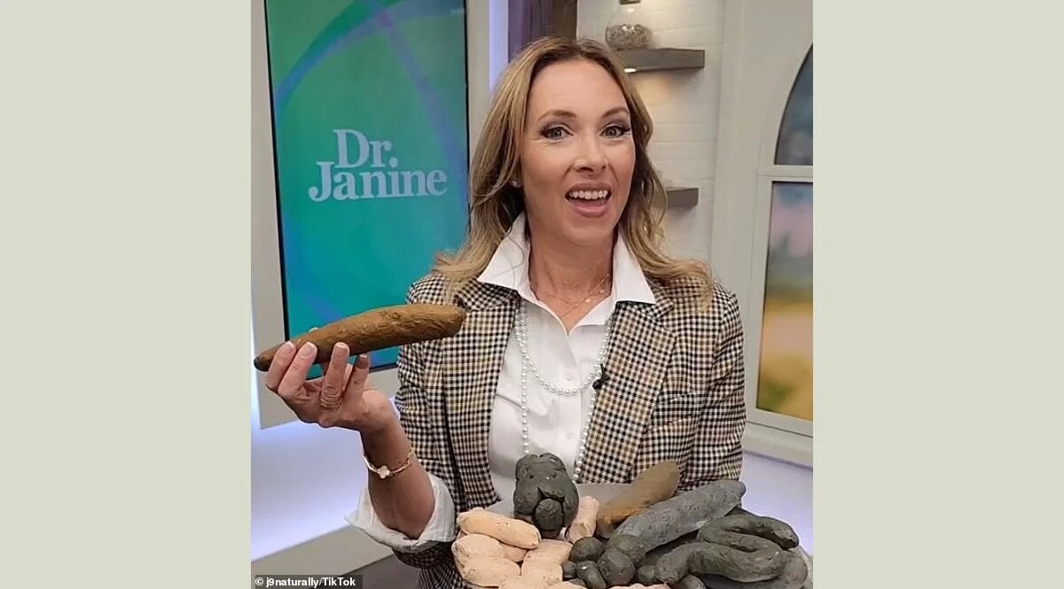 Сначала Боуринг поднял большое светло-коричневое бревно, объяснив: «Если ваши какашки выглядят так, значит, это здоровые какашки». Фото: @j9naturally