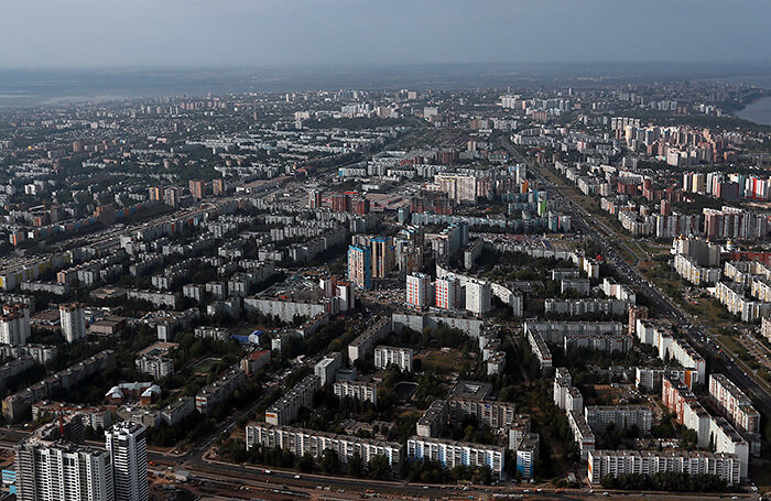   Вид на город Самара.Сергей Фадеичев/ТАСС