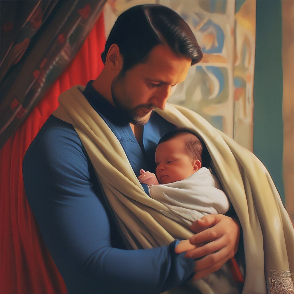 Идеальный муж с точки зрения женщин. Нейросети не умеют рисовать руки, но вы поняли