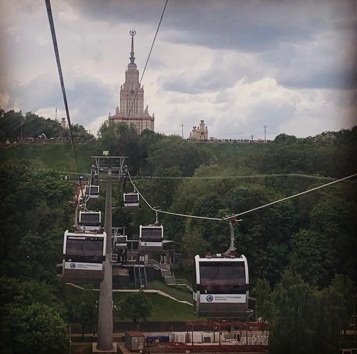 Московская канатная дорога на Воробьевых горах © "Покажу Москву"