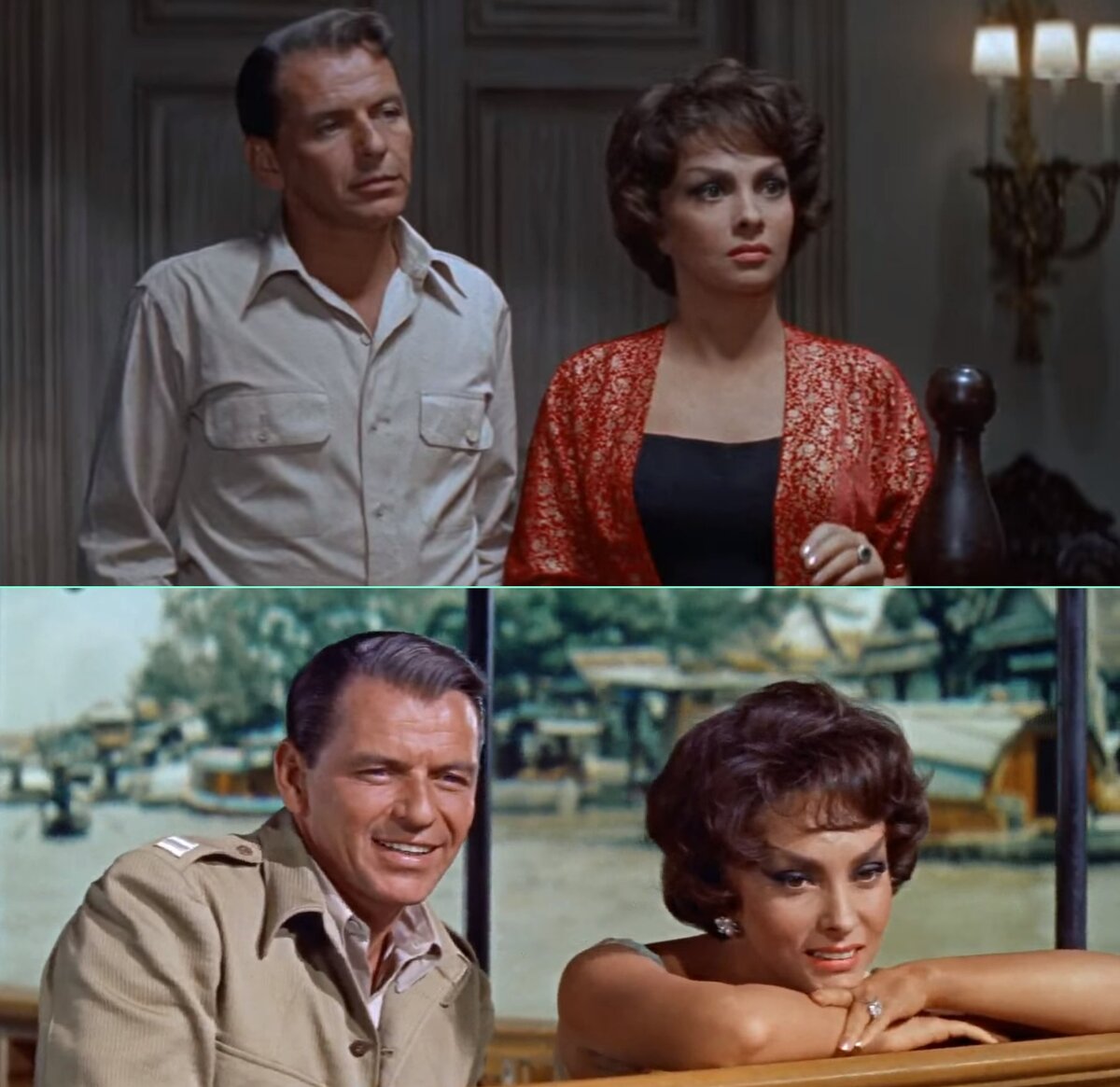 Американец Фрэнк Синатра и итальянка Джина Лоллобриджида сыграли главные роли в фильме "Никогда не было так мало"