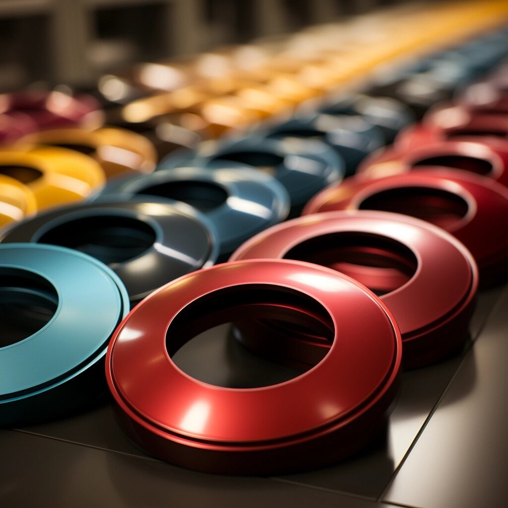 Детали после порошковой покраски