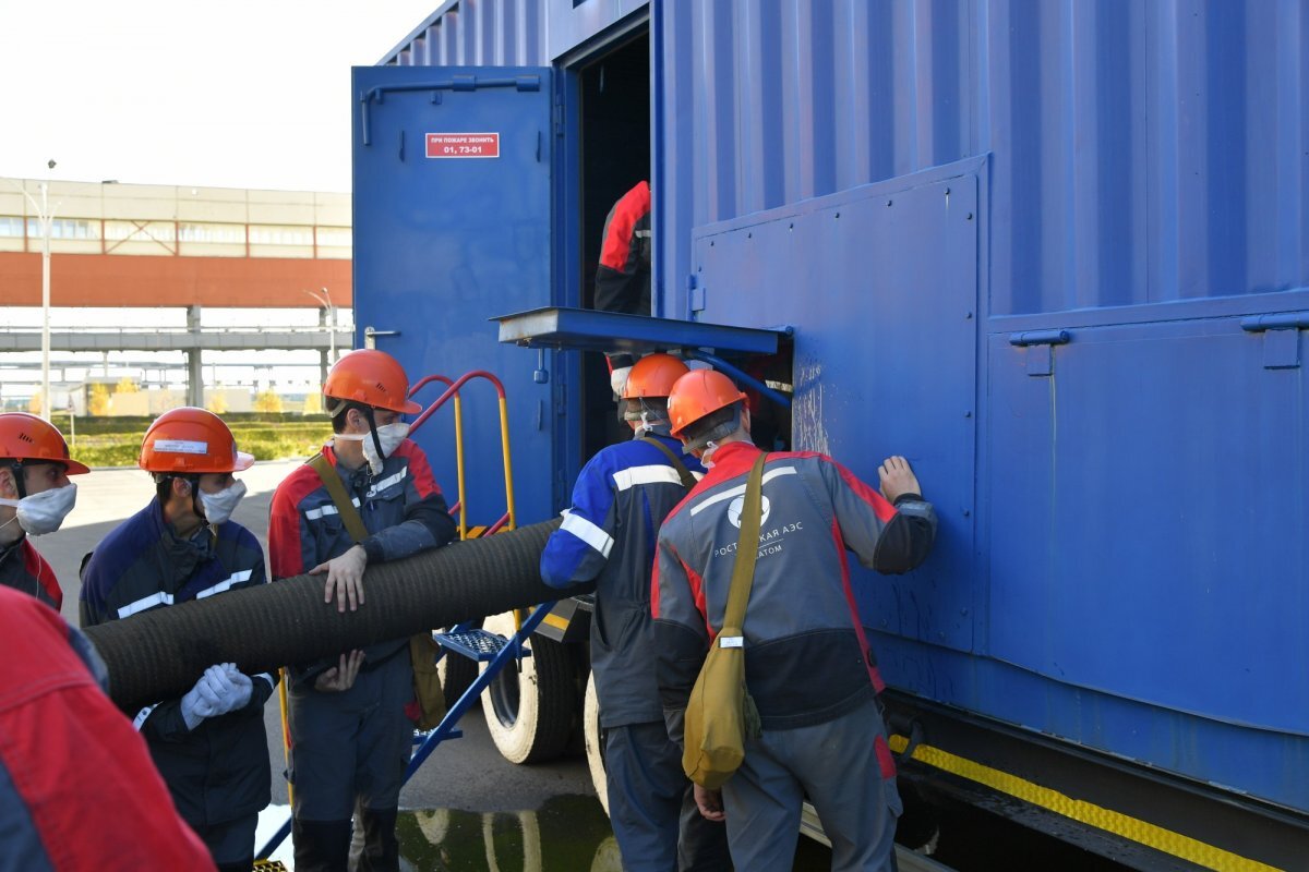    В Ростовской области на атомной станции провели противоаварийную тренировку