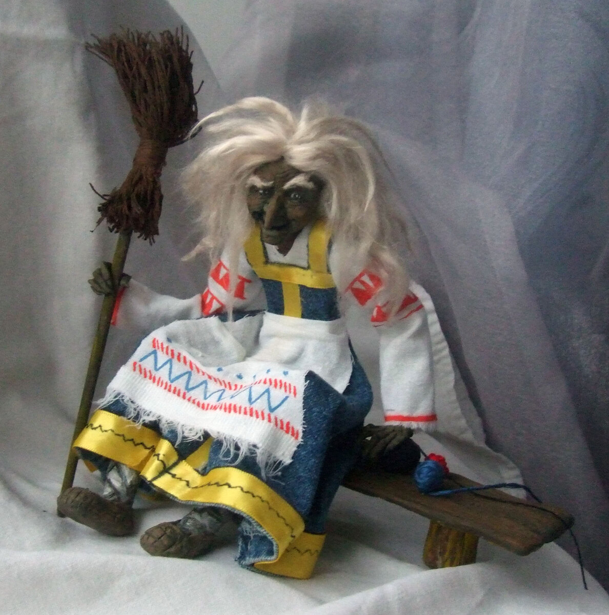 Моя баба Яга ручной работы, примерно 2014 год