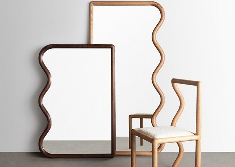 Дизайнерское зеркало S-mirror от Wooddi