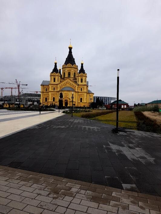 Собор благоверного святого  князя Александра НЕвского.Стрелка. Нижний Новогород. отябрь 2023 фото автора