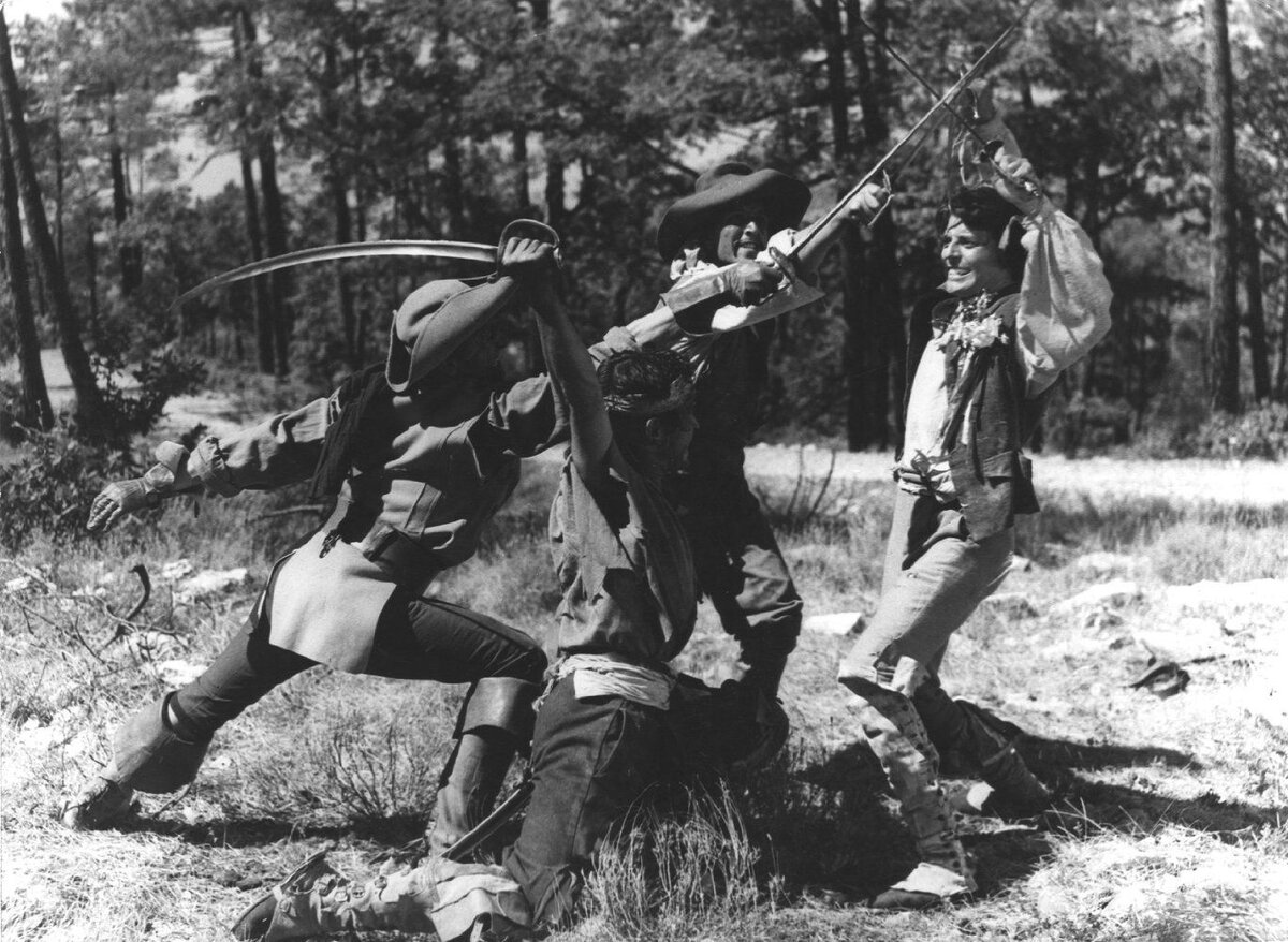 Кадр из фильма "Фанфан-тюльпан" (1952)