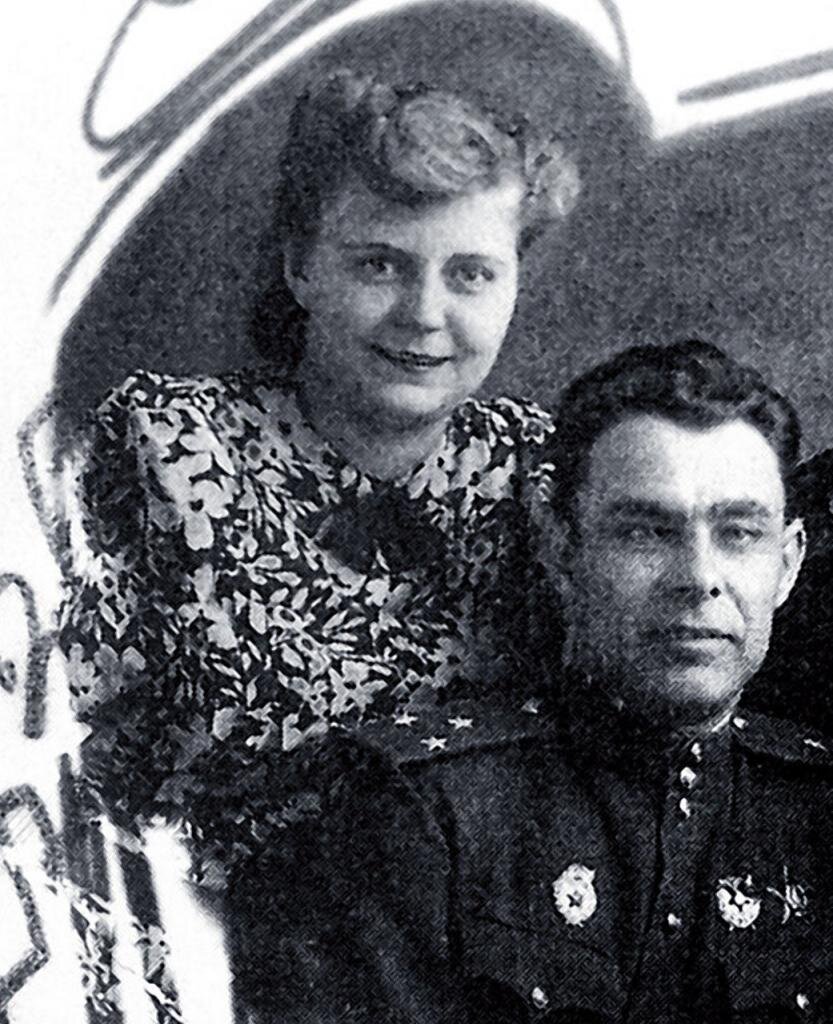 Тамара Лаверченко и Леонид Брежнев