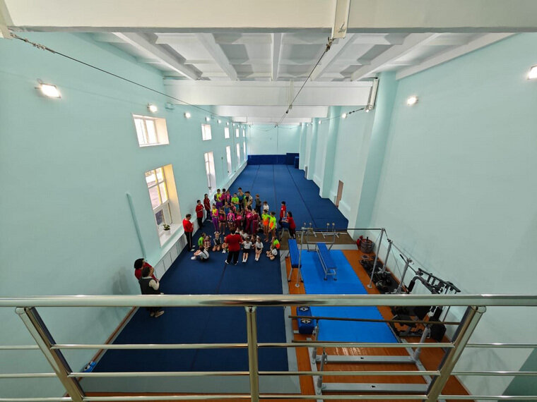    На открытии выступили воспитанники спортшколы