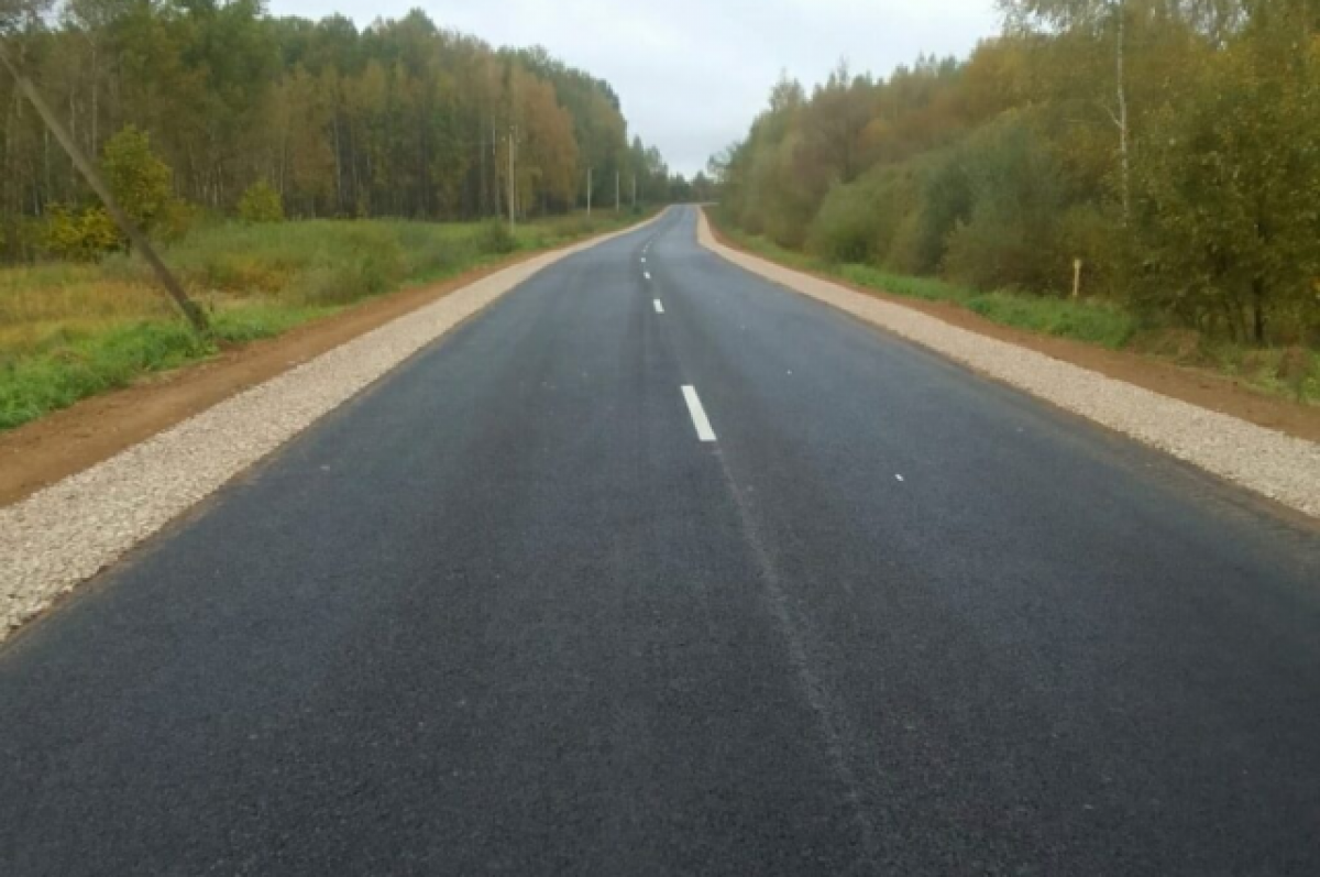    Две дороги отремонтировали в Сухиничском районе
