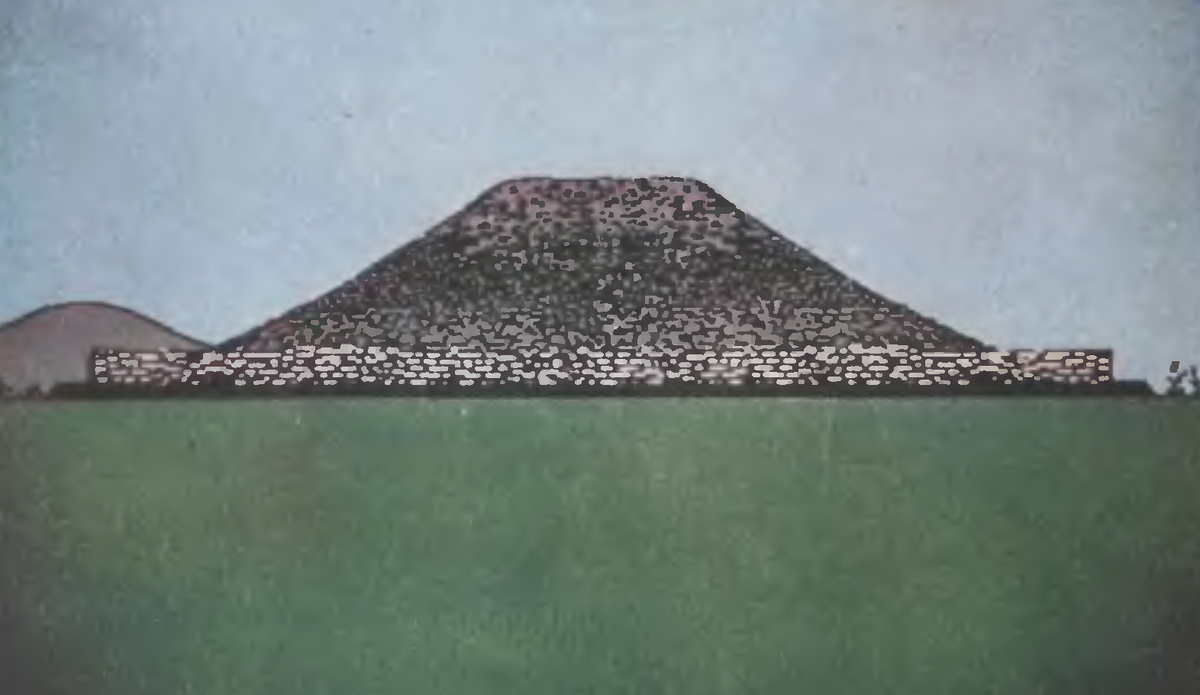 Курган Чертомлык(Реконструкция общего облика.).