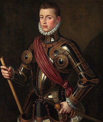 Дон Хуан Австрийский (25 февраля 1545—1 октября 1578) — испанский полководец, незаконный сын Карла V и Барбары Бломберг, дочери регенсбургского бюргера