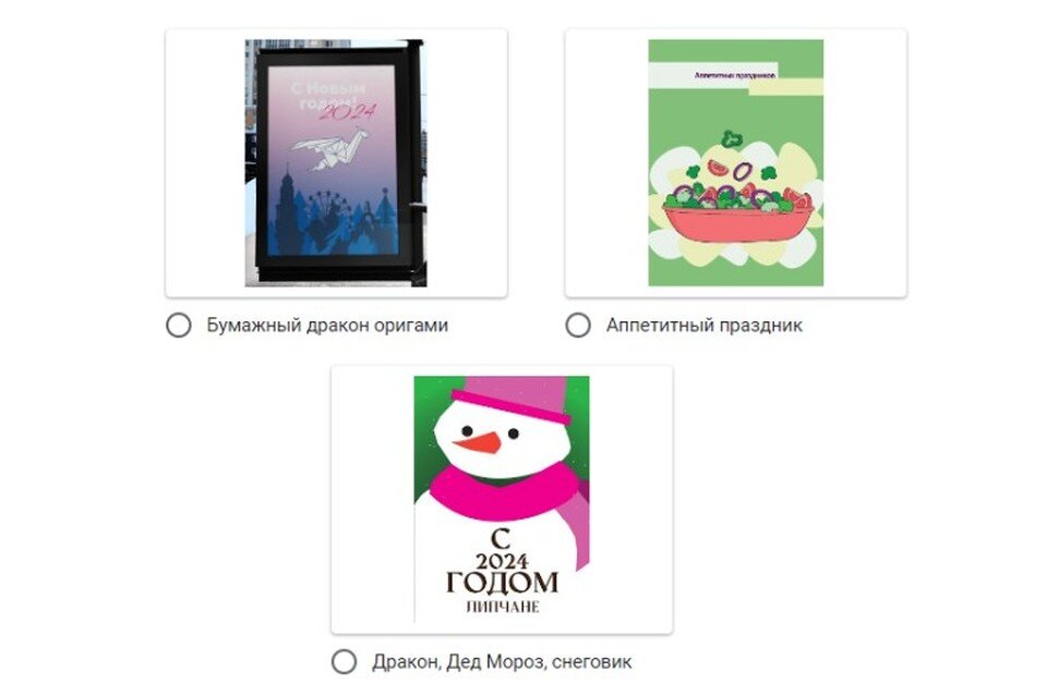    В Липецке началось голосование за лучше новогоднее оформление города Пресс-служба администрации города Липецка.