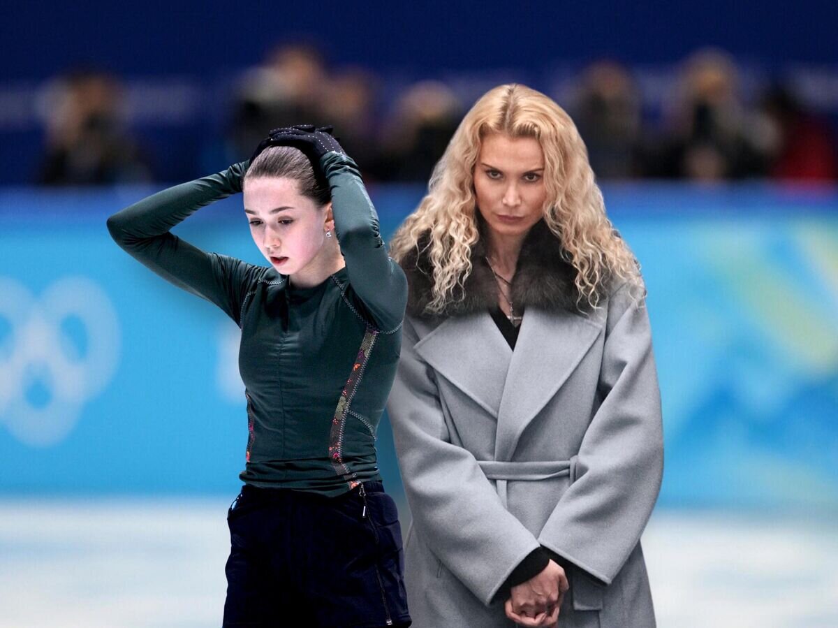    Камила Валиева / Этери Тутберидзе© Иллюстрация РИА Новости . РИА Новости / Алексей Филиппов / Александр Вильф