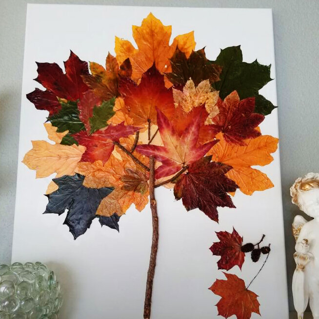 Превращаем осенние листья в поделки. 5 крутых идей