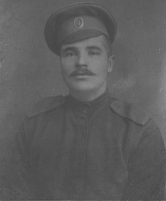 Мой прадед Григорий Иванович Коновалов, рядовой русской армии. Фото ок. 1914 г.