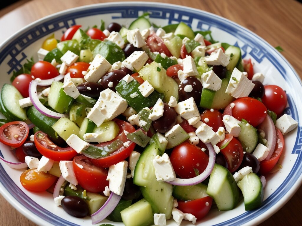Средиземноморский салат: рецепты и полезные свойства