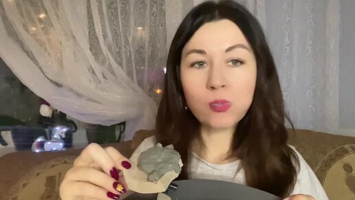 ASMR Crunch cookies from clays_ хруст печеньем из глин Голубая Узбекская и Астана 1#asmr #mukbang