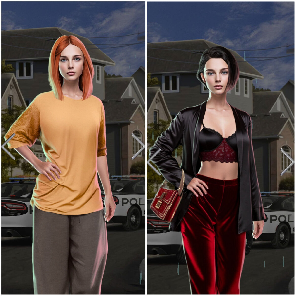 Для сравнения старая рыжая причёска и новая. Новая смотрится намного более настоящей