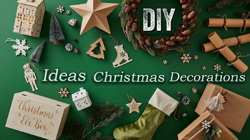 Новогодний DIY: эко-декор для стен своими руками