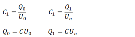 Заряды до и после переключения