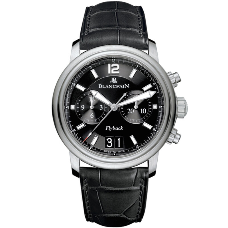 Часы Blancpain Leman Chronographe Flyback Grande Date в 40 мм корпусе из стали с хронографом Flyback
