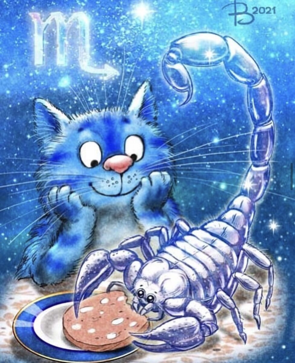 Картинки с синим котом