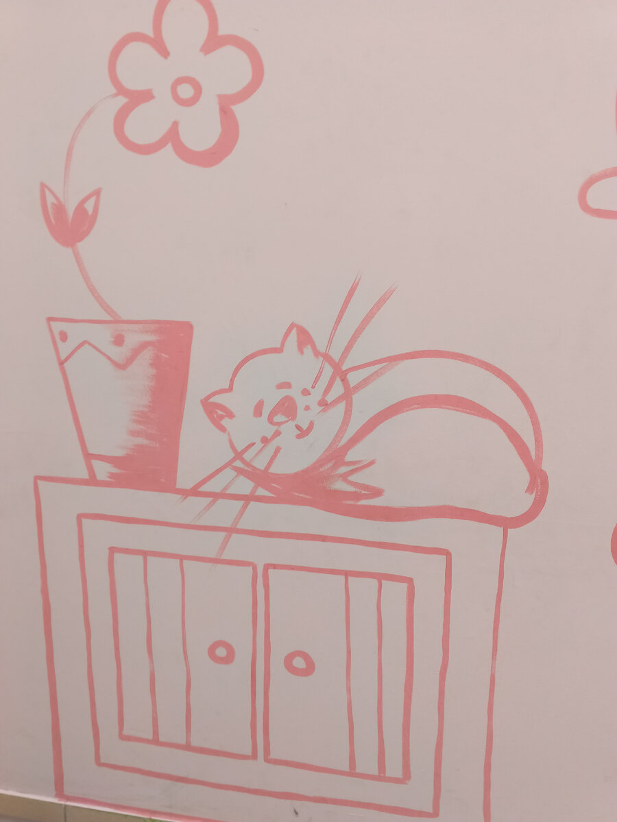 Довольный кот, просто и со вкусом