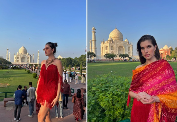 Русская учительница в Индии.