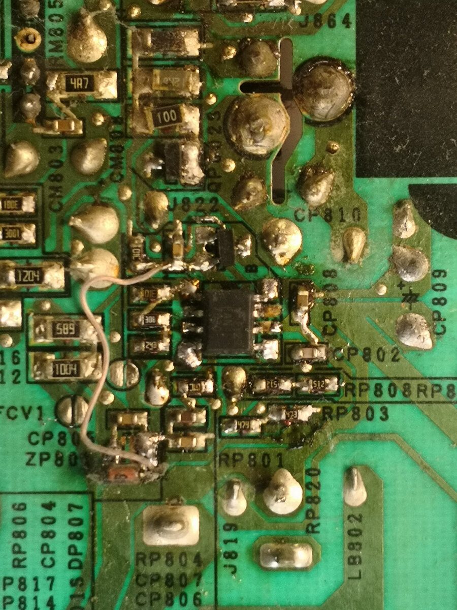 Телевизор Samsung LE26B450 не включается Ремонт (типовуха) и кое что ...