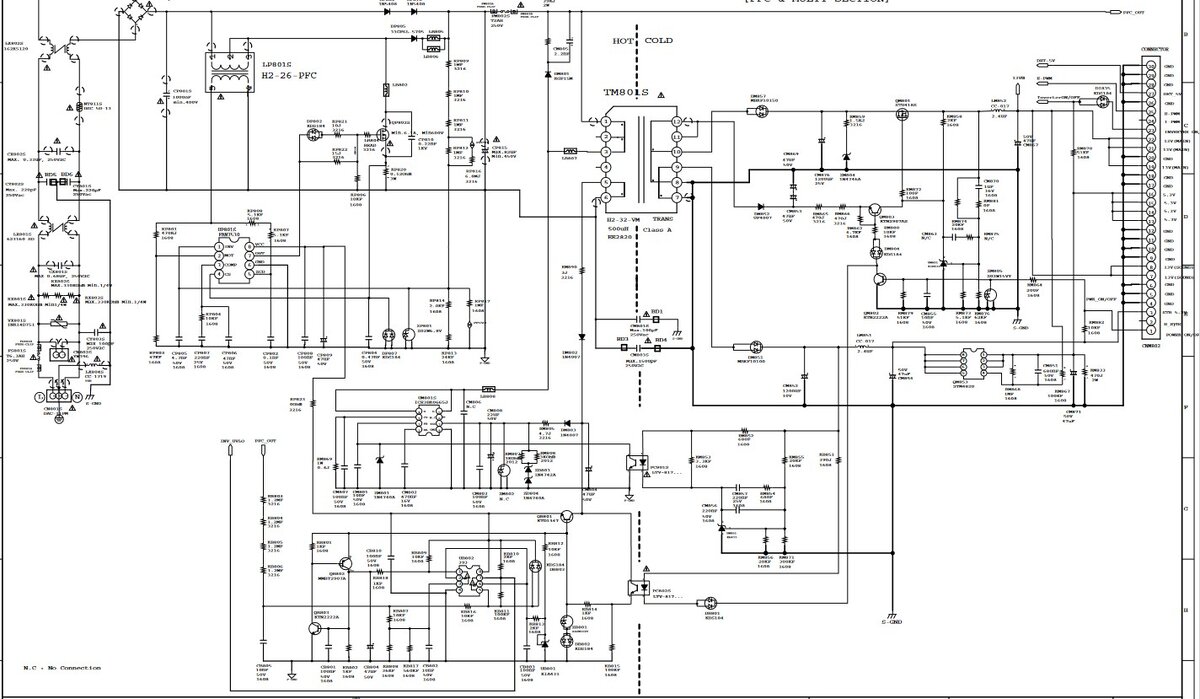 Тв самсунг le37c530f1w схема блока питания