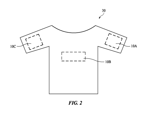 Предмет одежды, который включает в себя гибкое электронное устройство в соответствии с вариантом осуществления изобретения. (Патент US11792575).