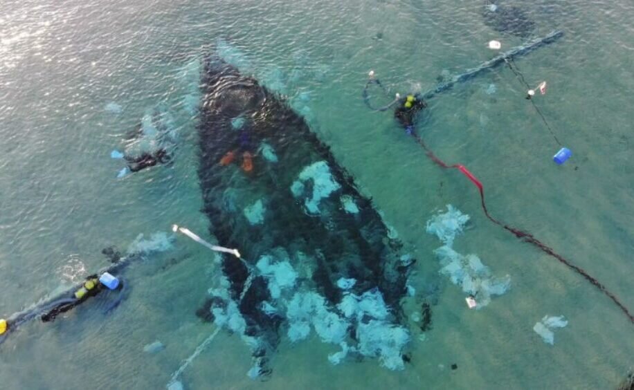 Исследование затонувшего корабля