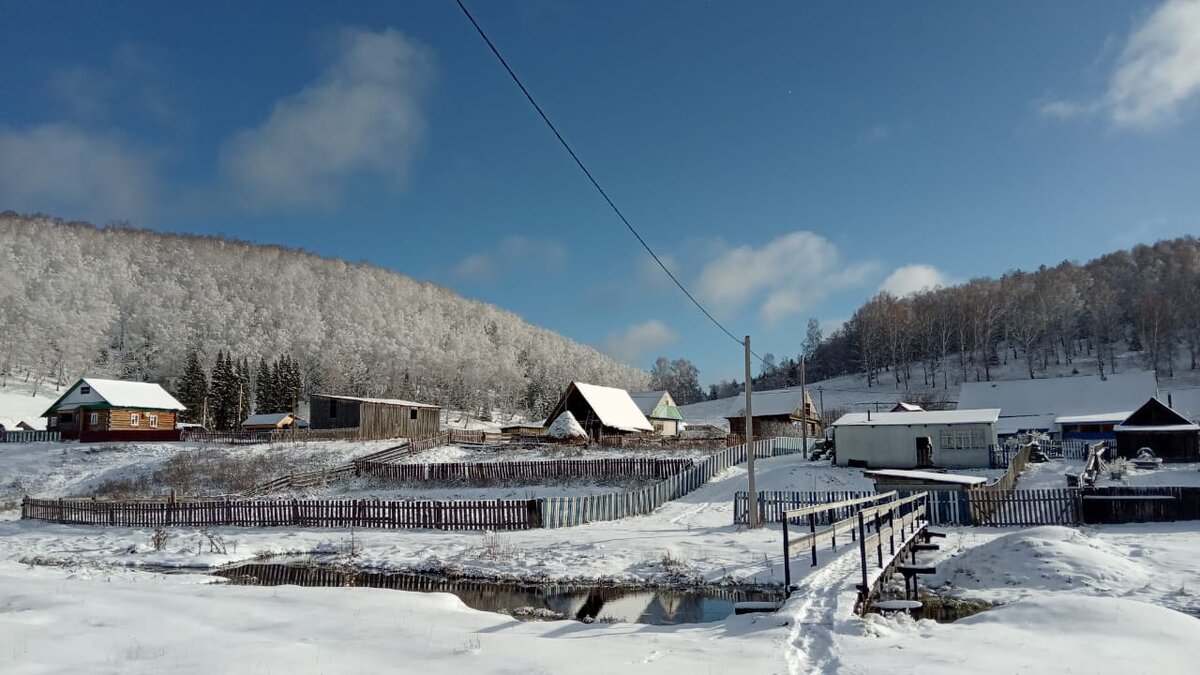 Первый снег выпал