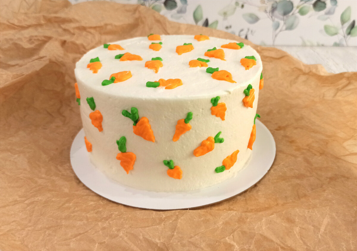 Классический морковный торт