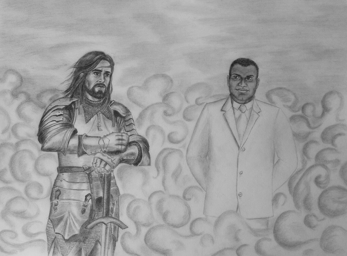 Узнаёте меня? )) Не могла не зарисовать свою первую встречу с Духовным Учителем!