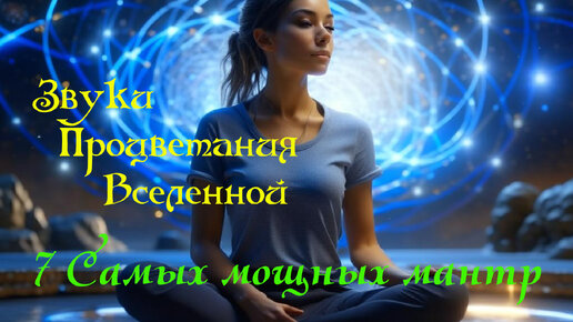 Звуки процветания Вселенной ॐ 7 Мощных Мантр для Успокоения, Очищения, Здоровья, Успеха, Счастья, Богатства и Изобилия