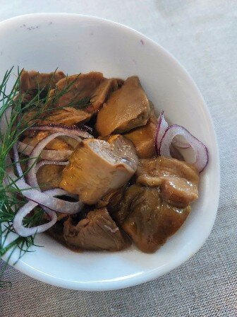 Соленые рыжики