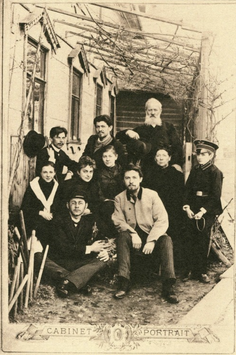 Писатели 1890 года. Чехов на Сахалине 1890.
