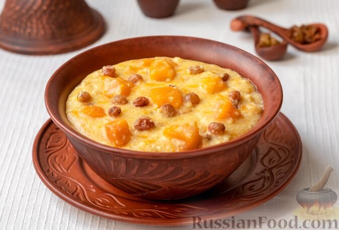 Пшенная каша с изюмом