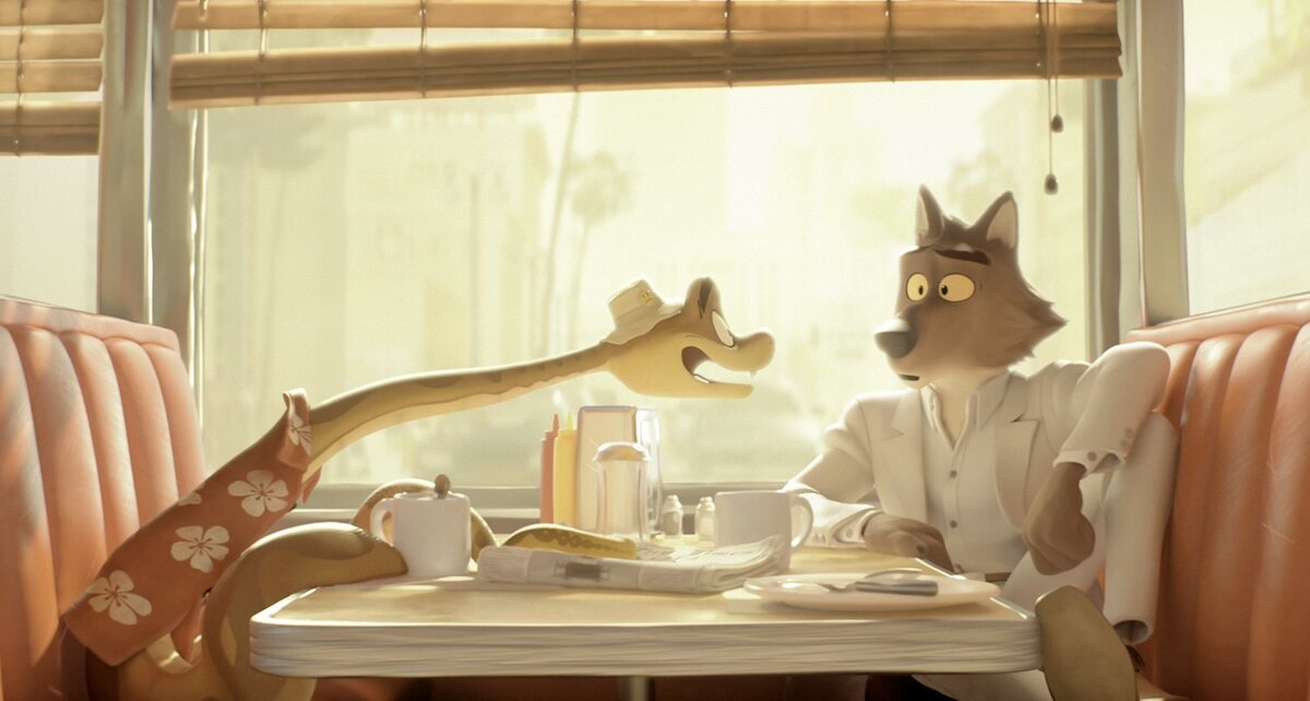 Открывающая «Плохих парней» сцена в семейной едальне...