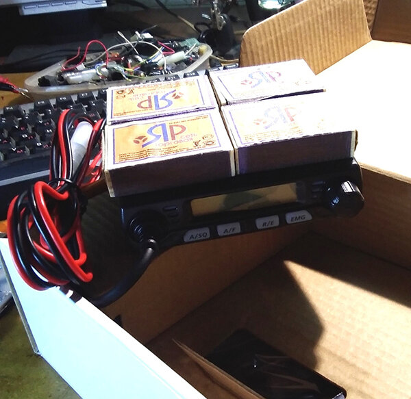 Габариты радиостанции Track Smart 2