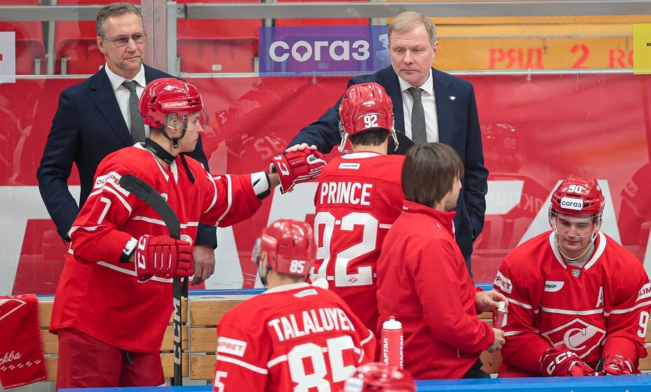    «Спартак» со счетом 4:3 победил «Адмирал». Фото: ХК «Спартак»