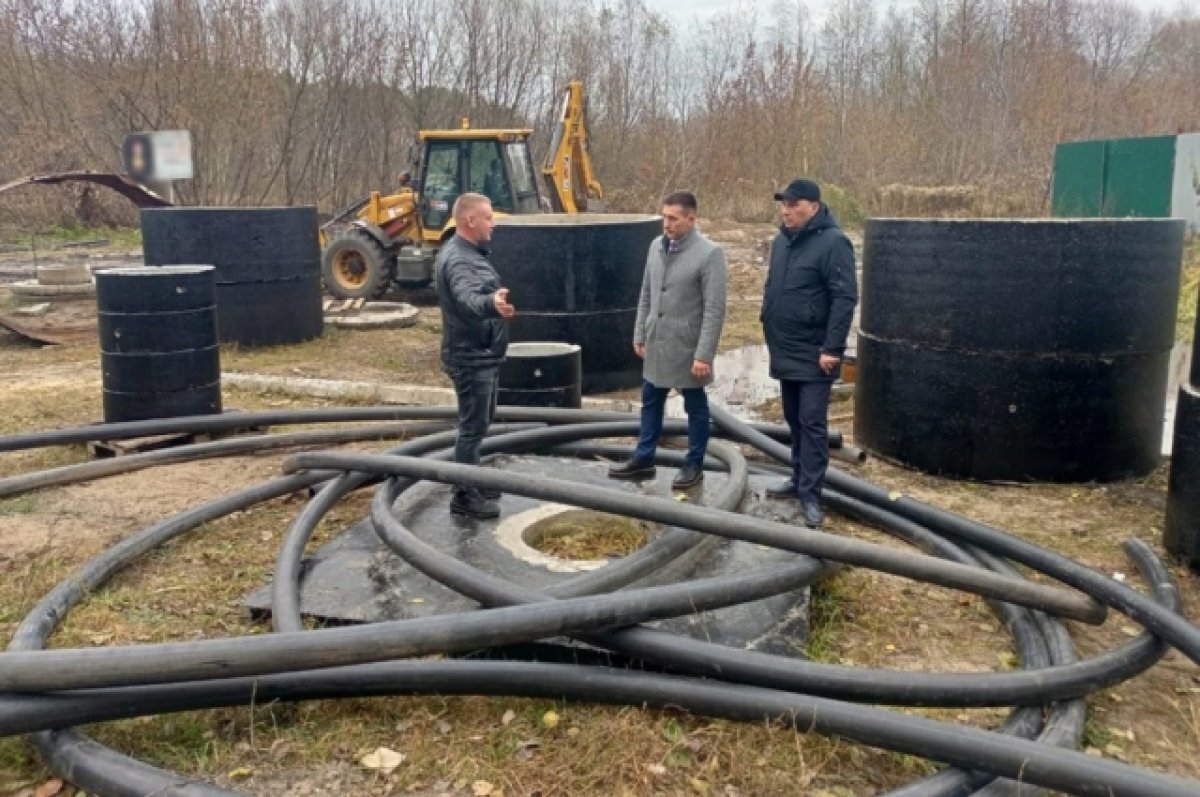    Подрядчик завершает строительство водопровода в Фокинском районе Брянска