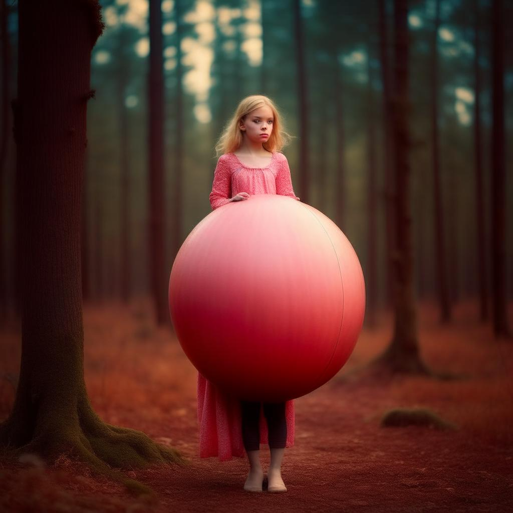 Маша увидела шар